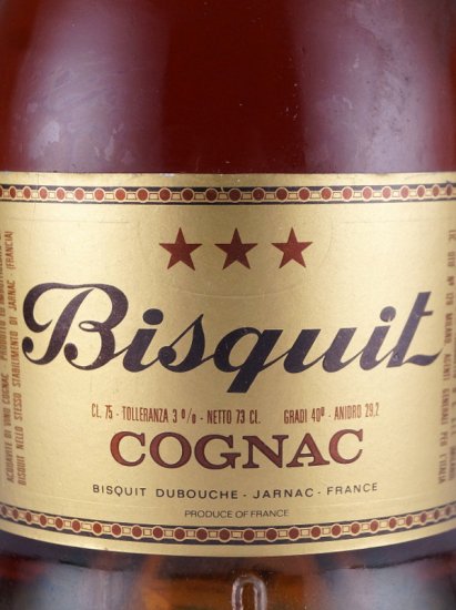 Bisquit Three Stars Old Bottle