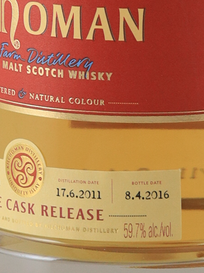 Kilchoman 2011/2016 Bourbon Barrel