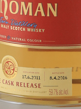 Load image into Gallery viewer, Kilchoman 2011/2016 Bourbon Barrel
