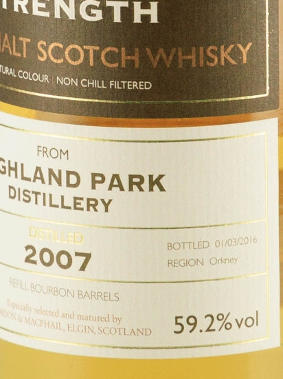Gordon & MacPhail Highland Park 2007/2016