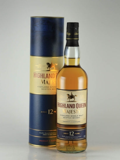 Highland Queen Majesty 12 Years Old Label