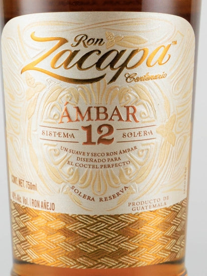 Ron Zacapa 12 Years Amber 750ml