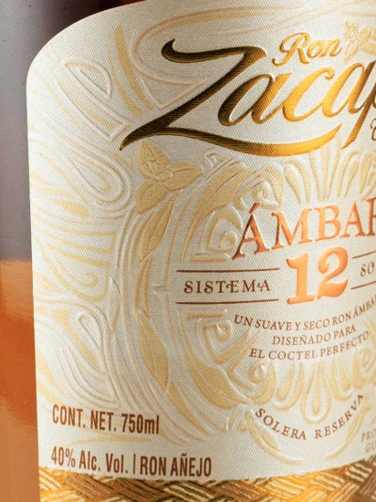 Ron Zacapa 12 Years Amber 750ml