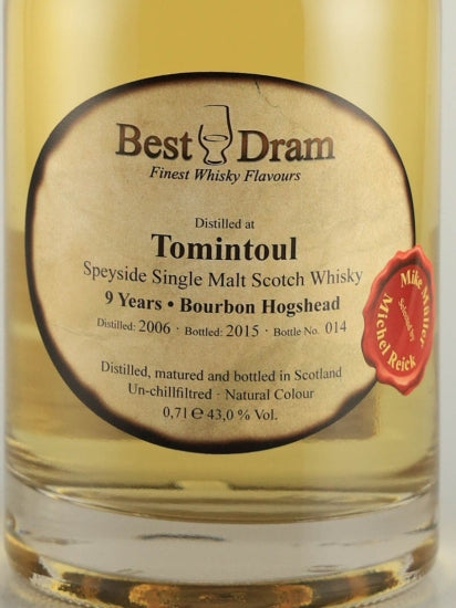 Best Dram Tomintoul 9 Years 2006