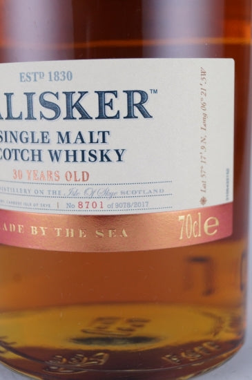 Talisker 30 Years 2017 Release