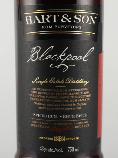 Hart & Son Blackpool Spiced Rum