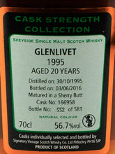 Load image into Gallery viewer, Signatory Glenlivet 20 Years 1995