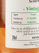 Load image into Gallery viewer, Signatory Glenlivet 9 Years 2006