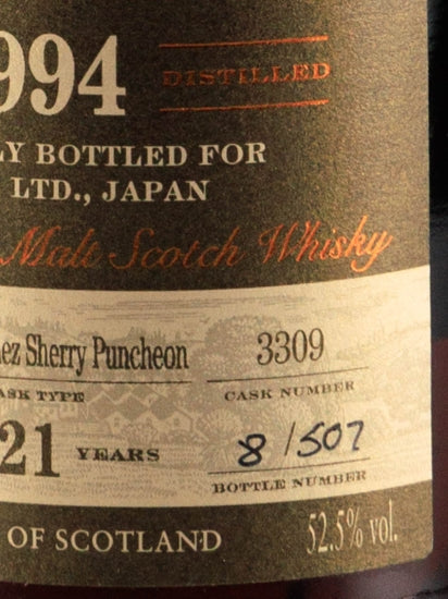 Glendronach 21 Years 1994 PX Sherry Puncheon