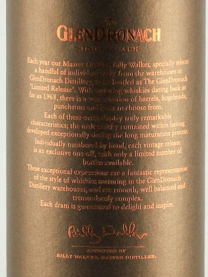 Glendronach 21 Years 1994 PX Sherry Puncheon