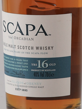 Load image into Gallery viewer, Scapa 16 years old label (defective label)