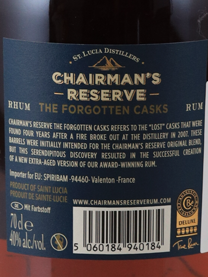 Chairman's Reserve The Forgotten Cask