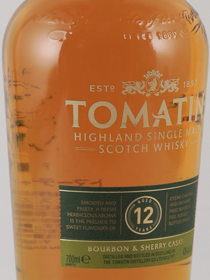 Tomatin 12 Years 700ml