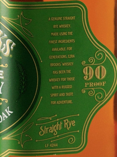 Ezra Brooks Rye 750ml