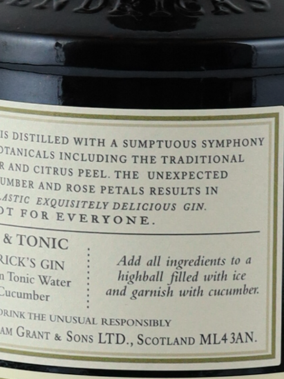 Hendrick's Gin 700ml