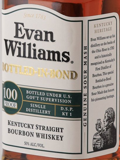 Evan Williams Bonded 750ml
