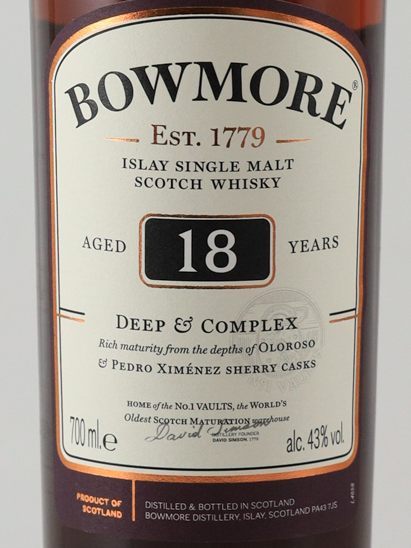 Bowmore 18 Years Deep & Complex