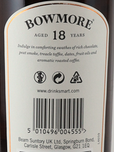 Load image into Gallery viewer, Bowmore 18 Years Deep &amp; Complex
