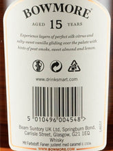 Load image into Gallery viewer, Bowmore 15 Years Golden &amp; Elegant 1L