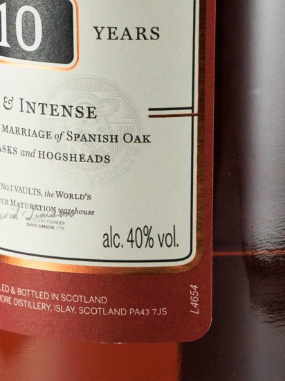 Bowmore 10 Years Dark & Intense 1L