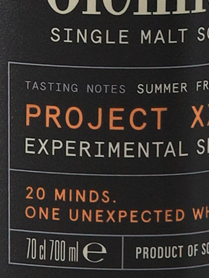 Glenfiddich Project XX Old Label