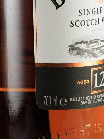 Bowmore 12 Years Old Label