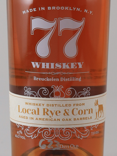 77 Whiskey Local Rye & Corn