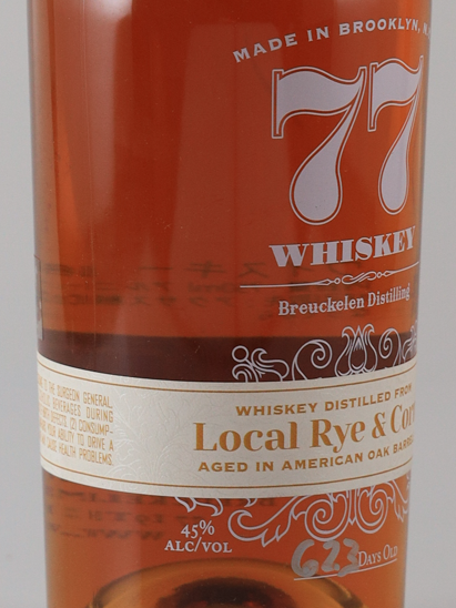 77 Whiskey Local Rye & Corn