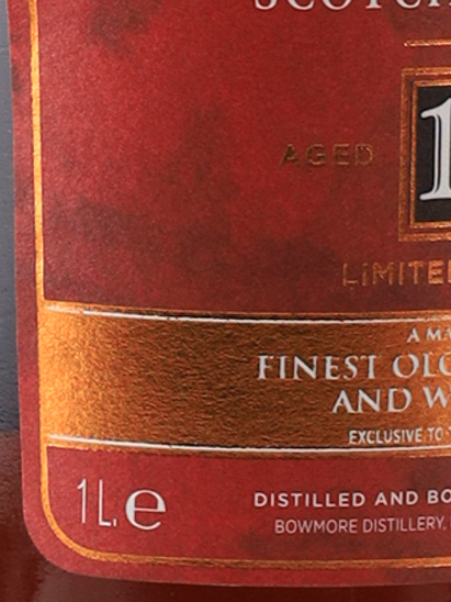 Bowmore 10 Years Inspired Devil's Cask (defective box)