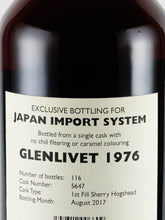 Load image into Gallery viewer, Gordon &amp; MacPhail Glenlivet 41 Years 1976