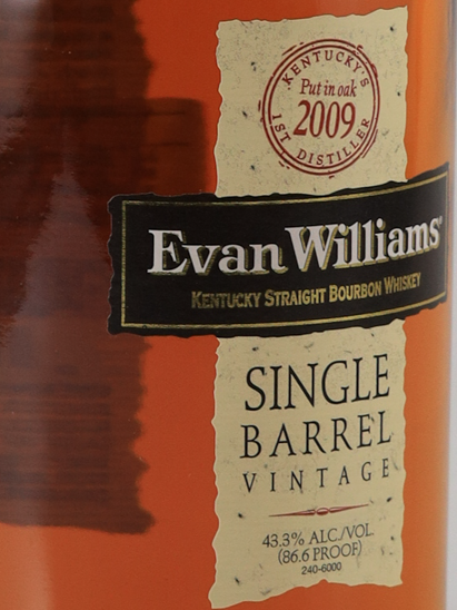 Evan Williams Single Barrel 2009
