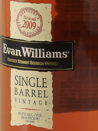 Evan Williams Single Barrel 2009