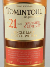 Load image into Gallery viewer, Tomintoul 21 Years