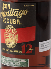 Load image into Gallery viewer, Santiago de Cuba Extra Anejo 12 Years