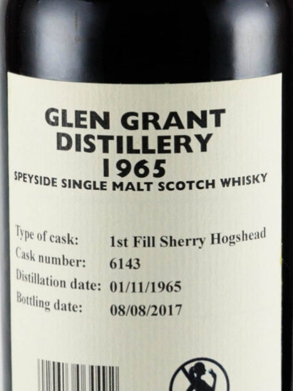 Gordon & MacPhail Glen Grant 51 Years 1965 for LMDW