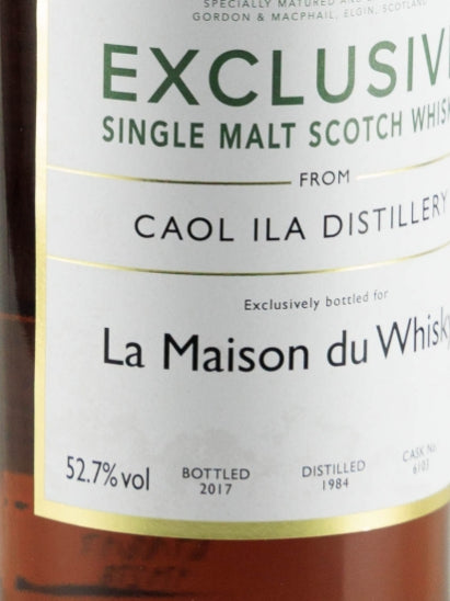Gordon & MacPhail Caol Ila 1984/2017 for LMDW