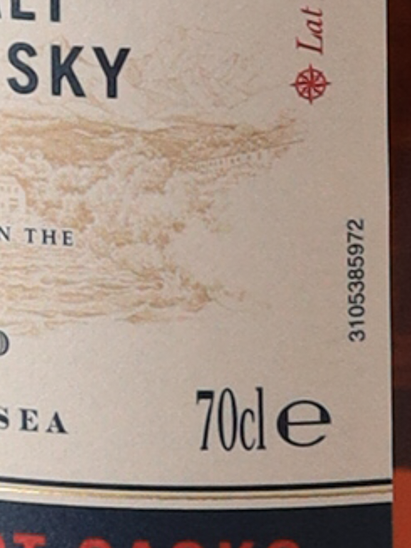 Talisker Port Ruighe Old Label
