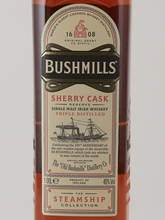 Load image into Gallery viewer, Bushmills Steamship Sherry Cask 1L