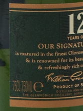 Load image into Gallery viewer, Glenfiddich 12 Years Old Label