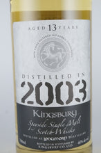 Load image into Gallery viewer, Kingsbury Silver Longmorn 13 Years 2003