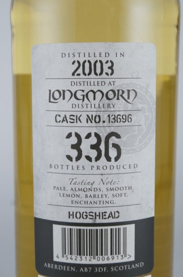 Kingsbury Silver Longmorn 13 Years 2003