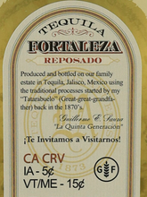 Load image into Gallery viewer, fortaleza reposado