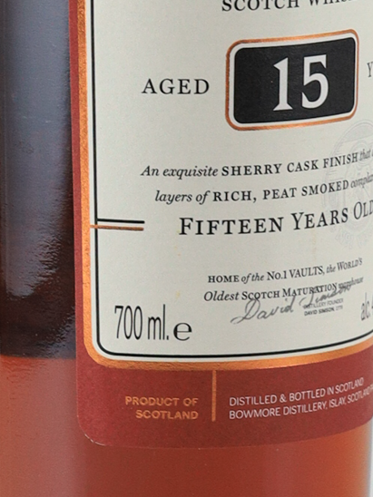 Bowmore 15 Years 700ml