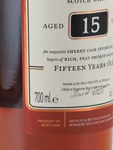 Load image into Gallery viewer, Bowmore 15 Years 700ml