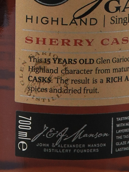 Glen Garioch 15 Years Sherry Cask