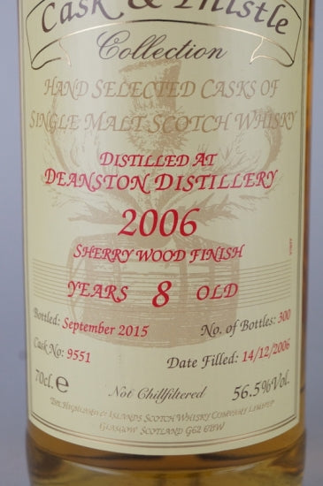 Cask & Thistle Deanston 8 Years 2006