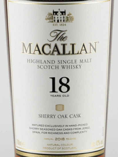 The Macallan 18 Years 2018 Release