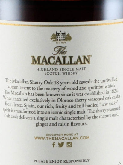 The Macallan 18 Years 2018 Release
