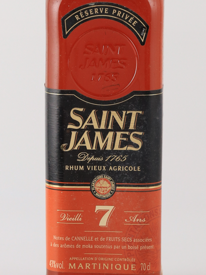 Saint James Trilogy 7 Year Old (Label Defect, No Box) - image 4