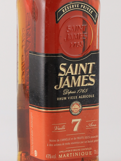 Saint James Trilogy 7 Year Old (Label Defect, No Box) - image 5